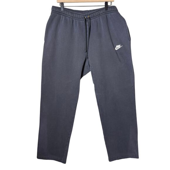 Vintage Nike Blue Tag Baggy Tech Fleece Black Streetwear SweatPants Men's XXL - Picture 1 of 15